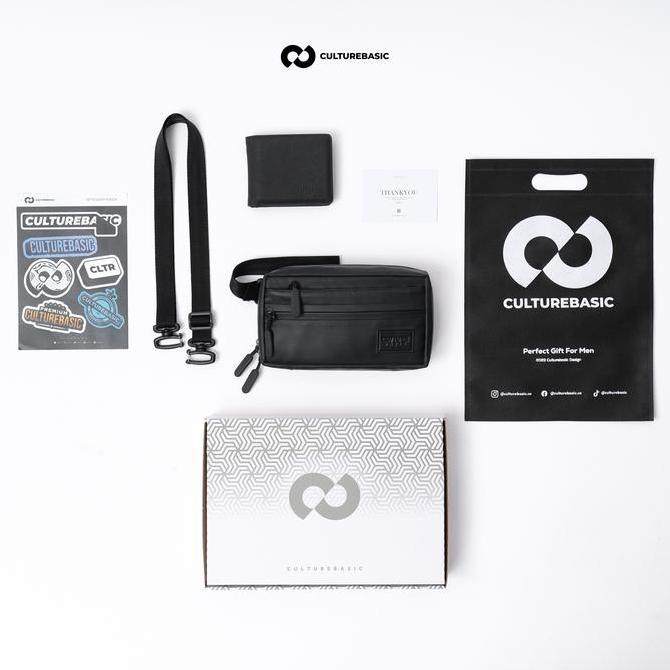 Backpack- Culture Basic | All Waistbag/Clutchbag Bundling Include Soft Box ( Waistbag/Clutchbag + Do