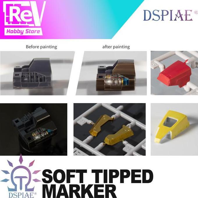 Kitwill- Dspiae Soft Tipped Marker Acrylic