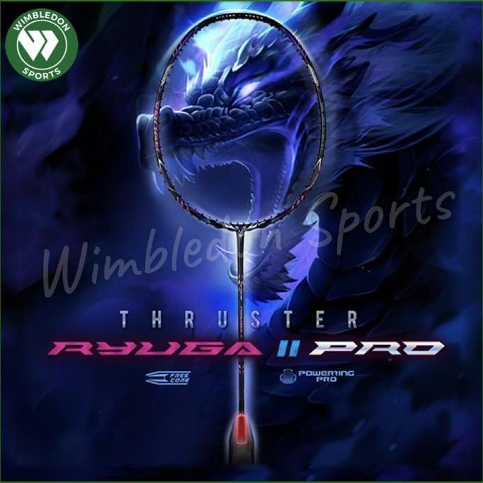 Promo Raket Badminton Victor Thruster Ryuga II PRO / Victor TK-Ryuga II Pro B / Ryuga 2 Pro / Ryuga2