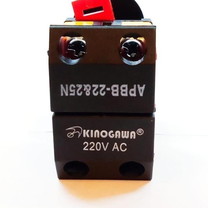 Lansungkirim- Push Button Double Head 22/25Mm - Apbb 25N (On-Off) Kinogawa