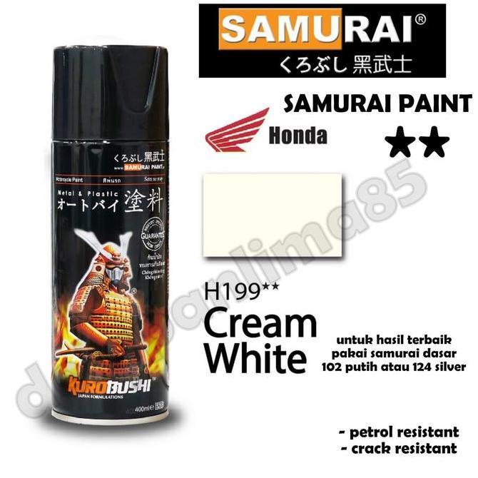 Cat- Samurai Paint H199** Cream White (Cream Motor Scoopy)Pylox/Pilox/Pilok