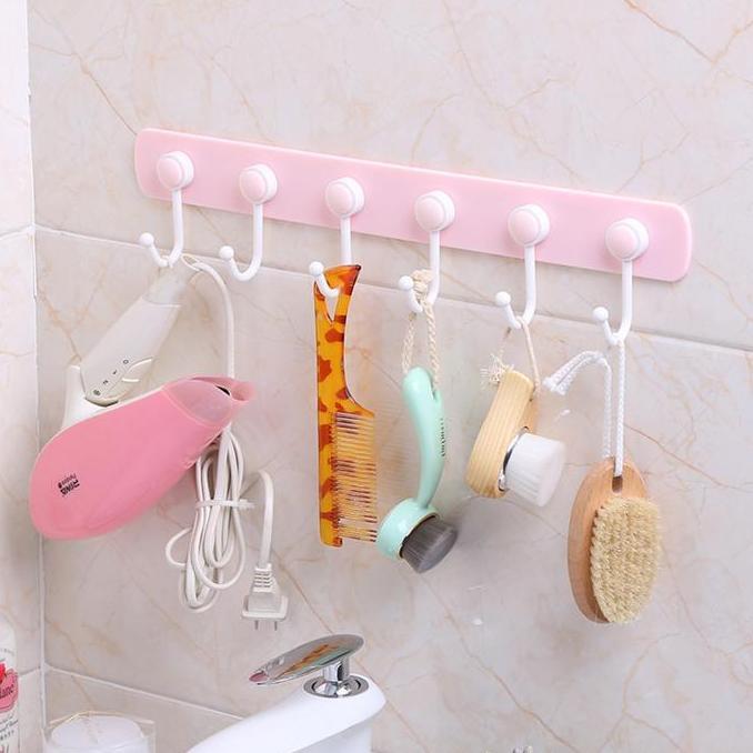 Instancodbisa- Gantungan Baju Tempel Dinding Super Kuat / Tempelan Gantungan Dinding Tembok Kamar / 