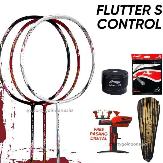 Promo Raket Badminton HUNDRED FLUTTER S CTRL Original HNDRD FLUTTER CONTROL Diskon