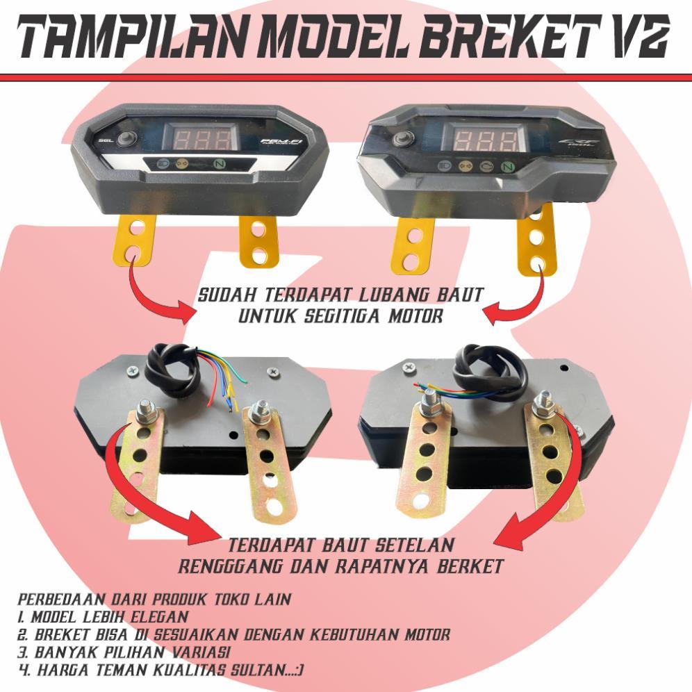 Terbaru Spidometer Variasi|Speedometer Isi Voltmeter|Spido Volmeter|Spedo Universal Set Pangkon Coco