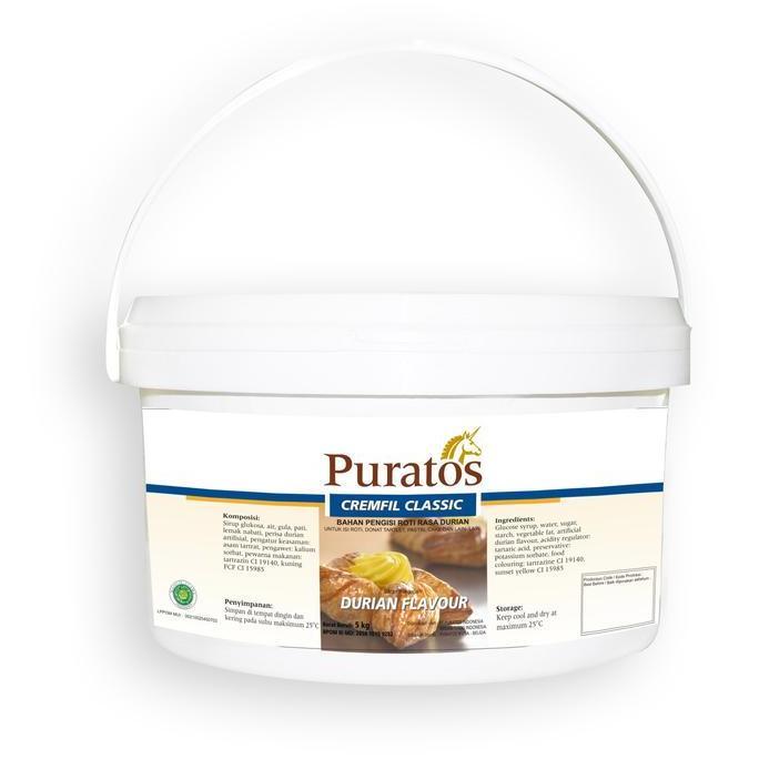 Foodbig- Selai Durian Puratos Cremfill / Fillings / Topping 5 Kg