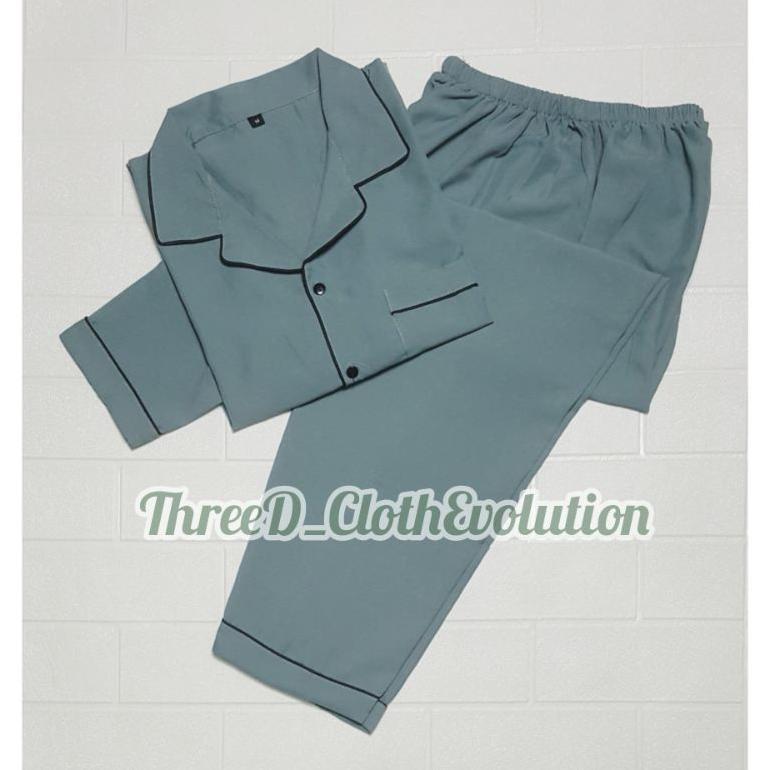 Grosir Furibomba Piyama Polos Baju Tidur Pria/ Wanita Remaja/Dewasa Katun Pp Harga Grosir