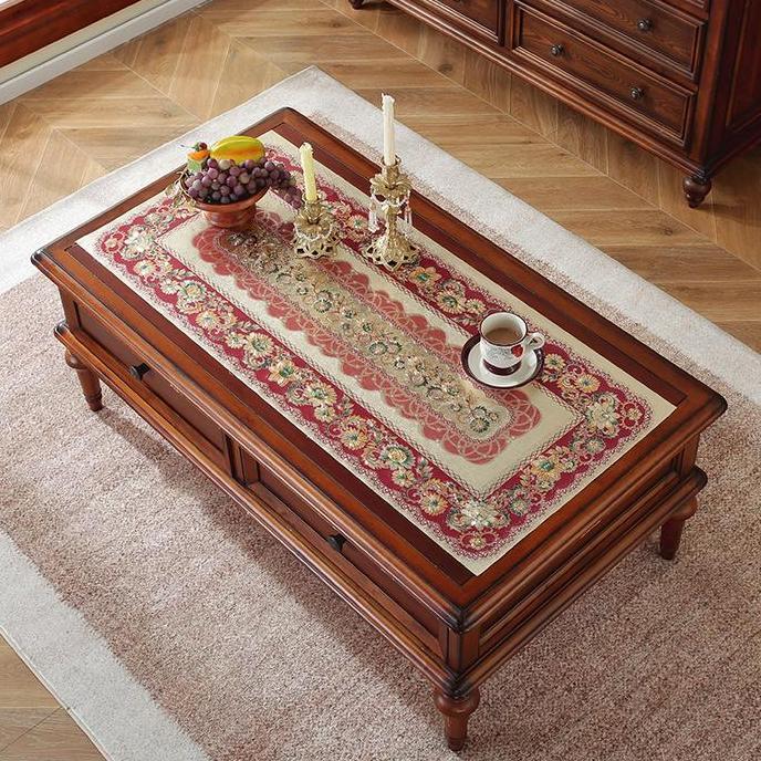 Slowby- Hm Loyal Bosque Taplak Meja Tamu / Alas Makan Dengan Kualitas Tinggi Berenda Anti Air 45X90C