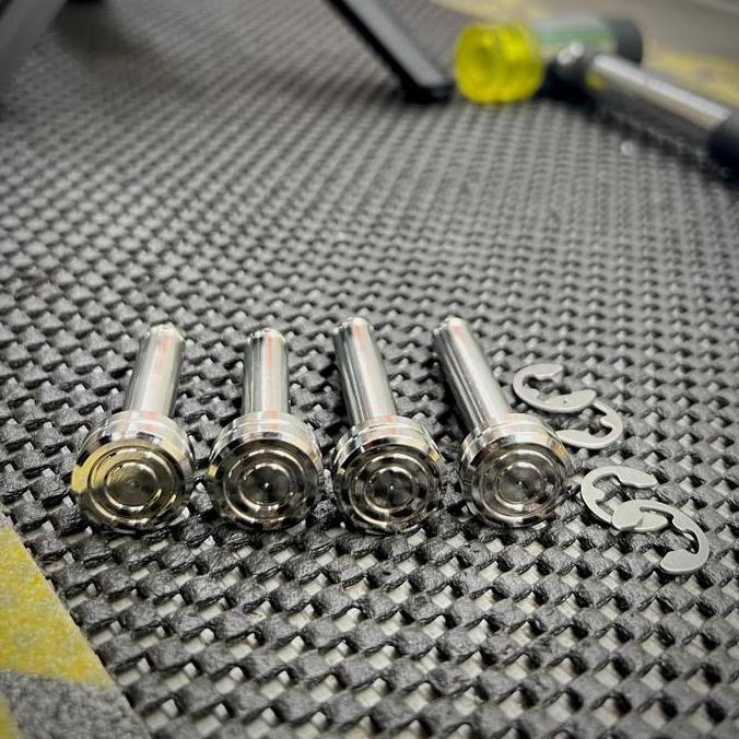 DB214 >> 1 Set Pin Footstep Step Belakang Mio Nouvo Jupiter R15 Aerox Freego Tojosan Stainless ass 8