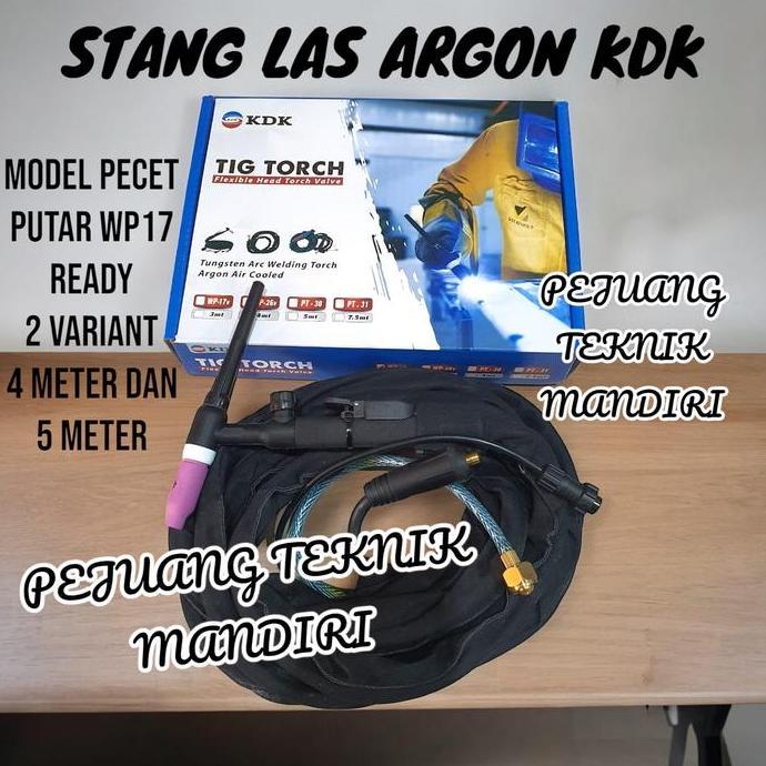 KIKYO STANG LAS ARGON WP 17 / TIG TORCH STANG LAS ARGON WP17 / STANG ARGON TIG WP17 PUTAR PENCET