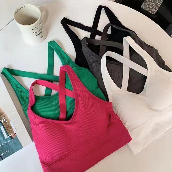 DB29 - Tanktop tali silang belakang kamisol import quality