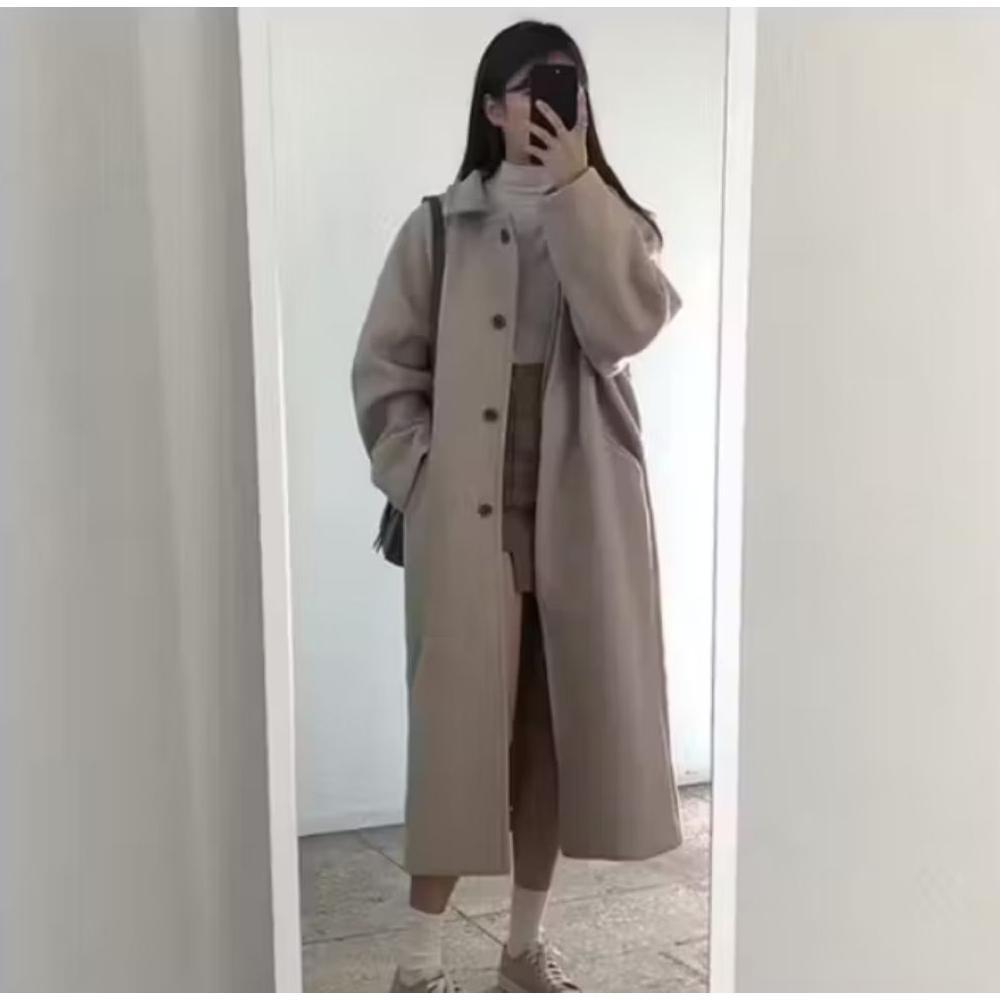 BESTPROMO LONG BLAZER COAT IMPORT PREMIUM/ COAT POCKET KATUN IMPORT