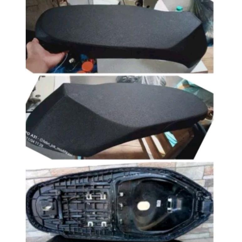 Limited Jok Scoopy 2021 - 2022 - 2023 Roadrace Kulit Amplas Pasir Anti Slip Jok Scoopy 2017-2020 - J