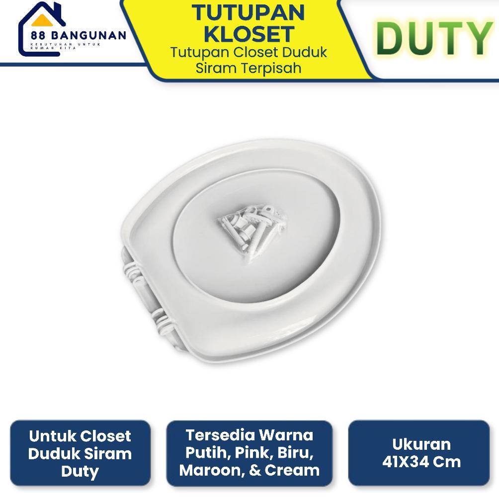 Tutup Kloset Duduk Siram Duty Variasi Warna Berkualitas