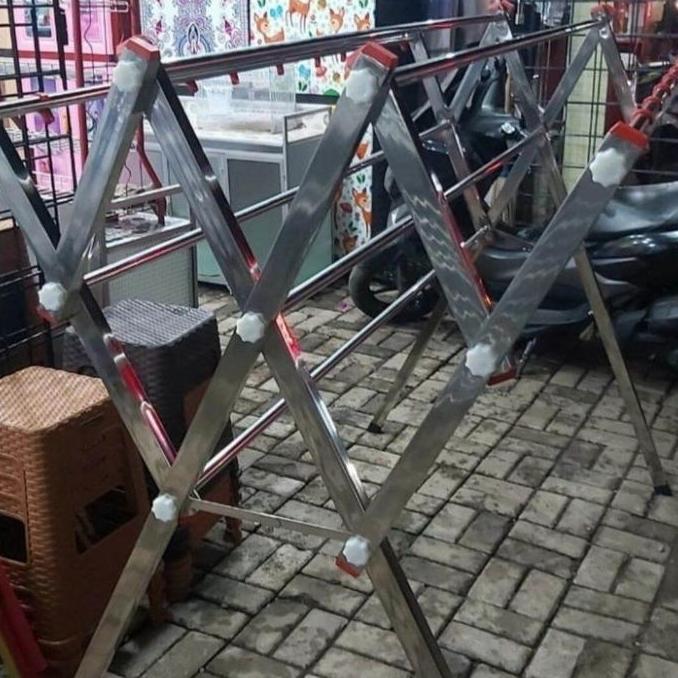 jemuran baju stainless steel jumbo