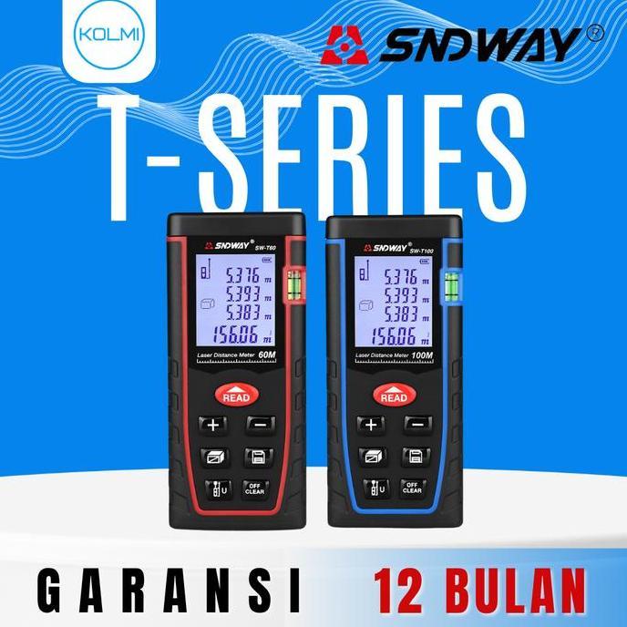DAGSSTOREE - SNDWAY METERAN LASER DIGITAL DISTANCE LASER METER DIGITAL 100 METER SW-T100