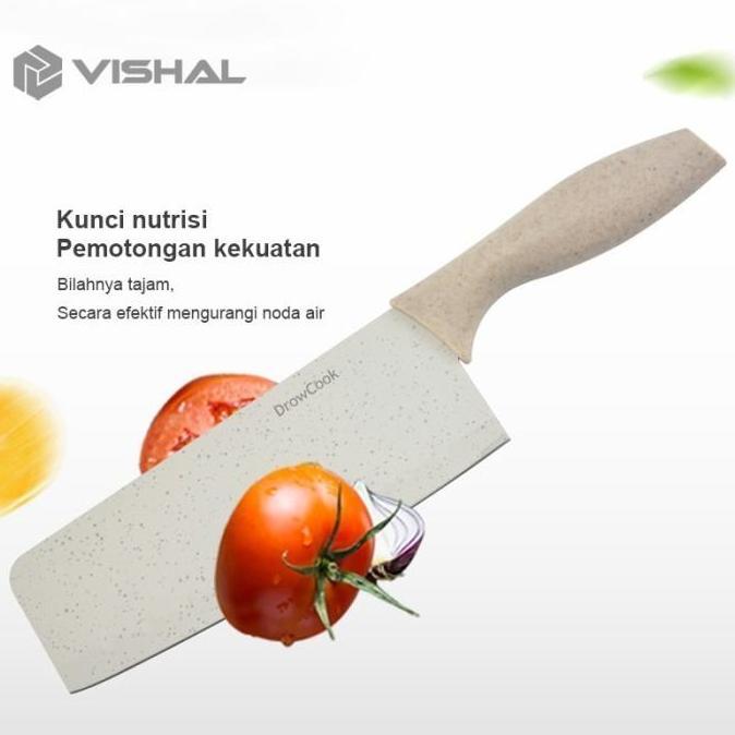 Instancodbisa- Vishal Pisau Set 7 In 1 Kitchen Knife Set