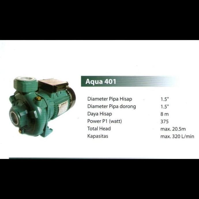 paling diminati] shinnil aqua 401 pompa air centrifugal keong irigasi