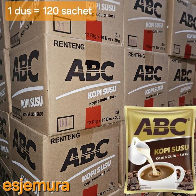 Kopi ABC susu perdus isi 120 sachet