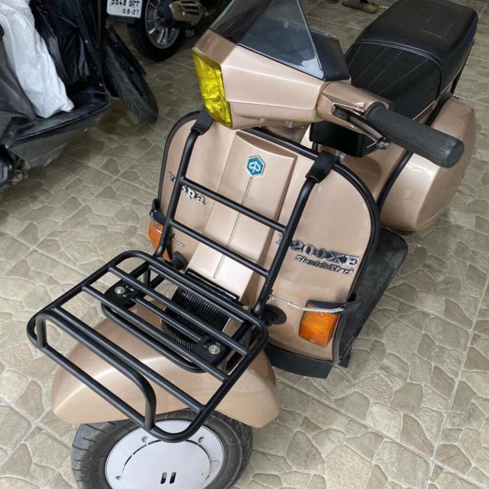 Tatakan Tambahan Backrack Frontrack Rak Depan Belakang Vespa Clasik Model Portador Px Excel Backrack