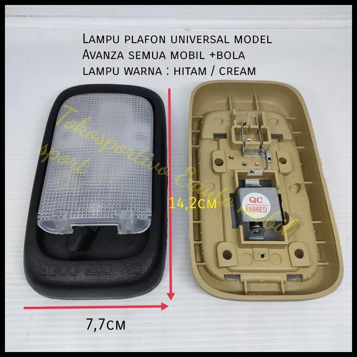 TERBARU LAMPU PLAFON LAMPU KABIN INTERIOR MOBIL UNIVERSAL MODEL AVANZA 