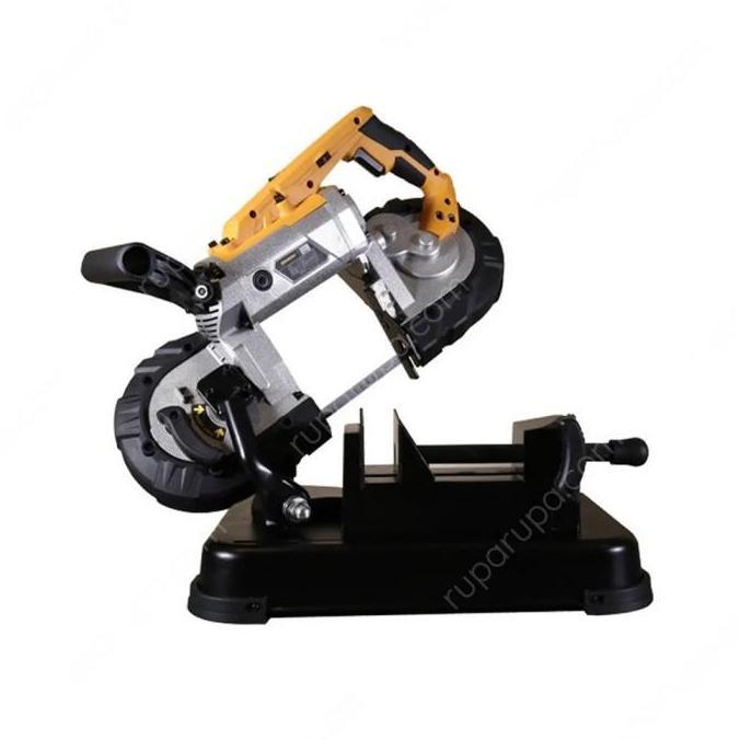 *****] krisbow Mesin Metal Bandsaw besi Band Saw Gergaji Besi Portable 5 inch