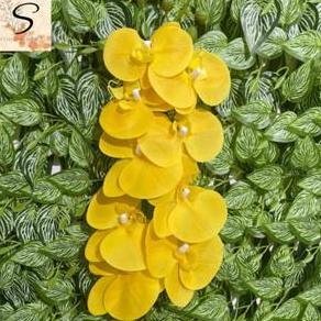 Obelik- Bunga Anggrek Letex Premium - Bunga Artificial Anggrek Latex - Dekorasi Bunga Anggrek Plasti