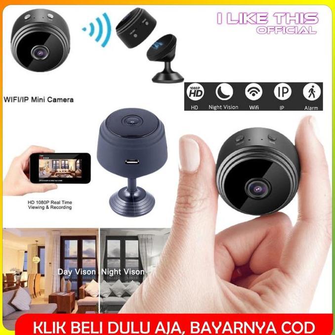 Bangpredi89 - IP CCTV Camera Pengintai Mini Wireless Wifi Portable Magnetic HD 1080P