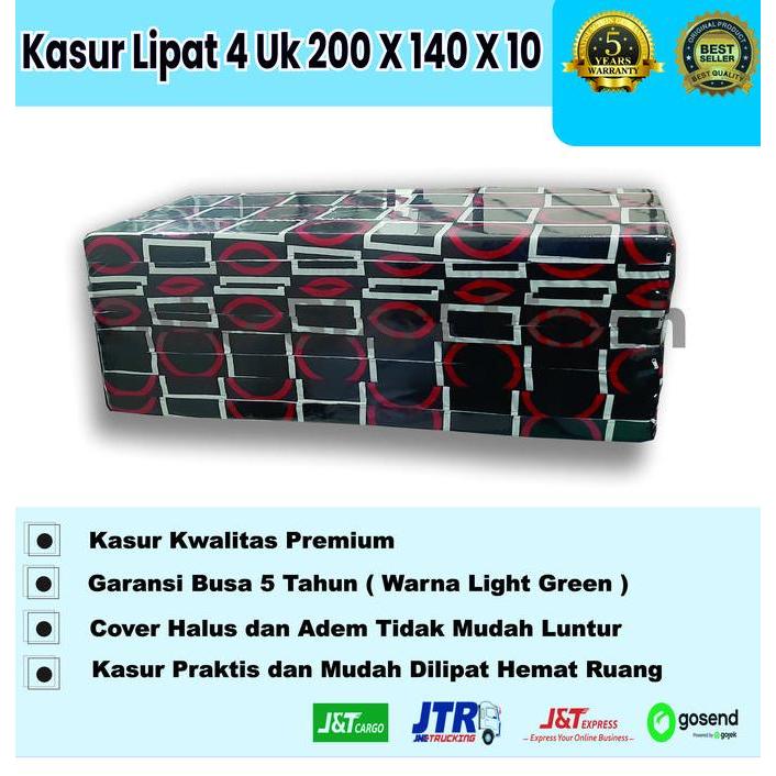Instancodbisa- Kasur Lipat 4 200X140X10Cm / Kasur Lipat / Kasur Matras Furniture