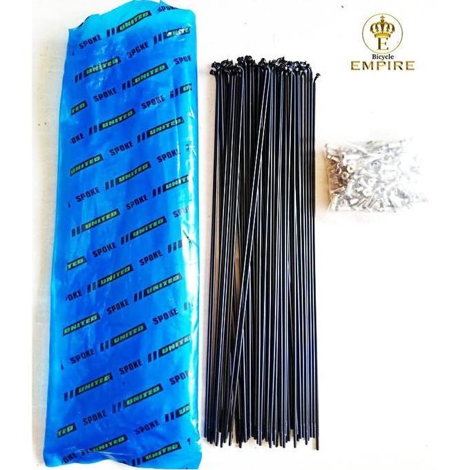 United Spoke Ruji 262mm Stainless Jari-Jari Sepeda Bicycle Empire