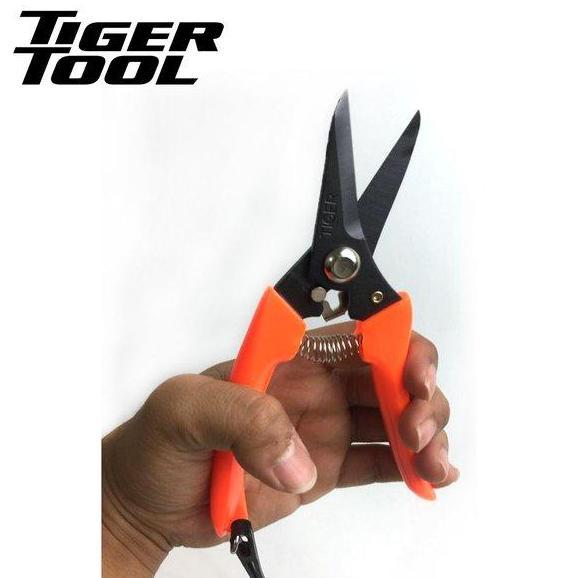 Indah- Gunting Holo Dahan Rantng Tanaman Serbaguna Tiger 7" 702 Bengkok