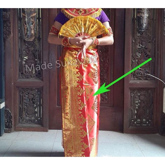 *#*#*#] Kain prada satin emas bali lembaran motif wajik