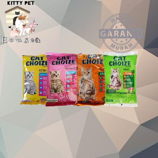 Makanan kucing cat choize adult 800gr & kitten 1kg (7pc EKSPEDISI)