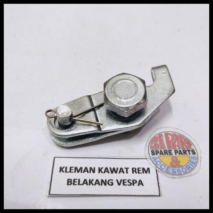 HOT DEAL STELAN REM BELAKANG VESPA KLEM PENJEPIT KAWAT REM !!!