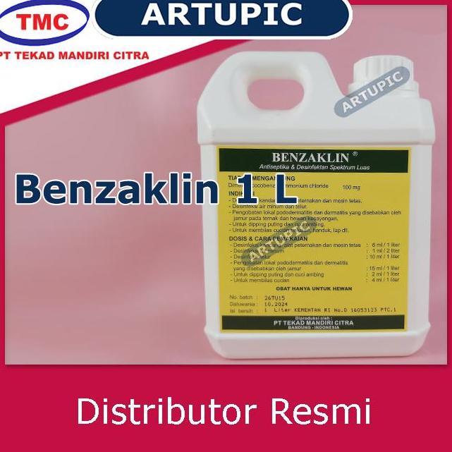 Benzaklin 1 Liter Desinfektan Antiseptik Sanitasi Desinfeksi Disinfekt
