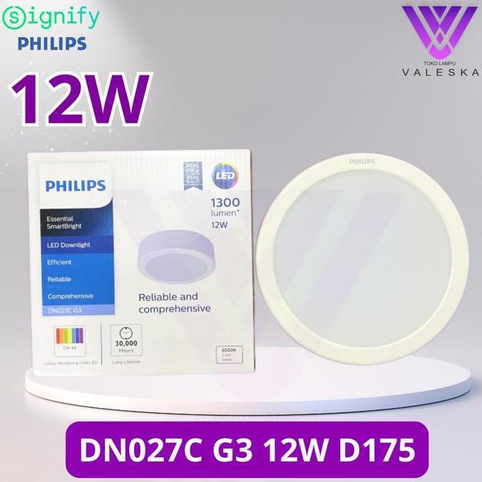 DN027C G3 12W 12Watt  D175 Philips Downlight Outbow