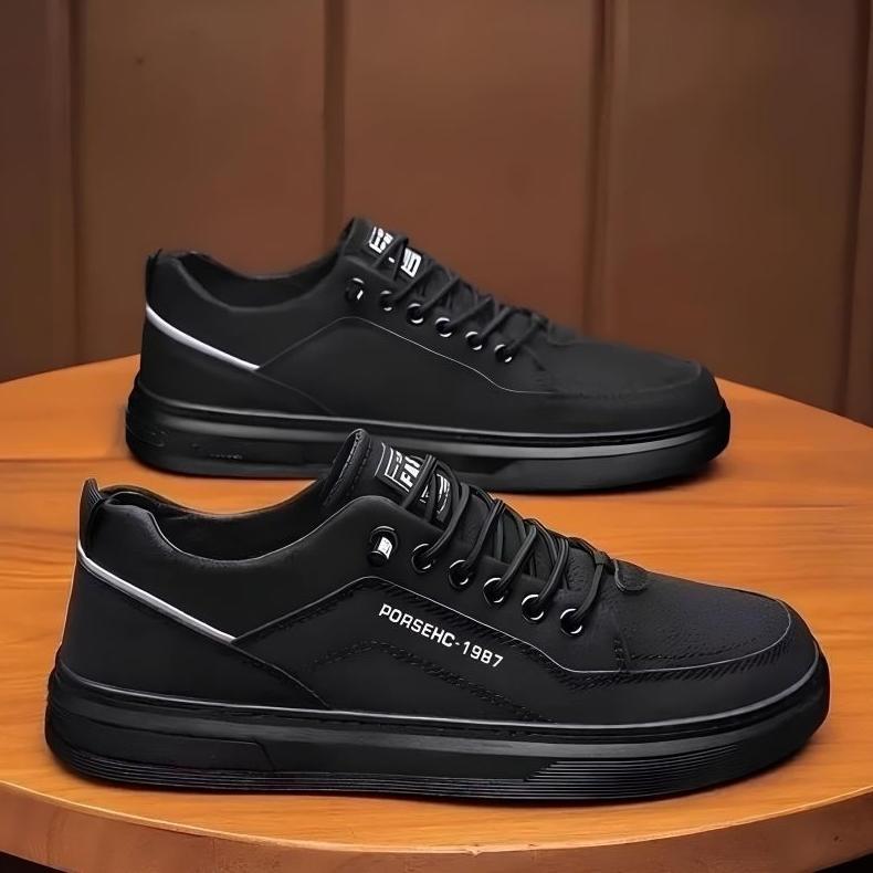 CUCI GUDANG Sepatu Pria Casual Formal Premium Sepatu Sneakers Pria Wanita Import White Kulit Porsech