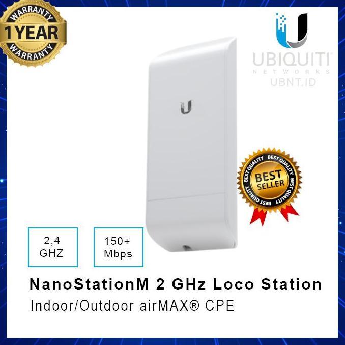 BEBAS ONGKIR - UBIQUITI NanoStation LocoM2 NS Loco M2