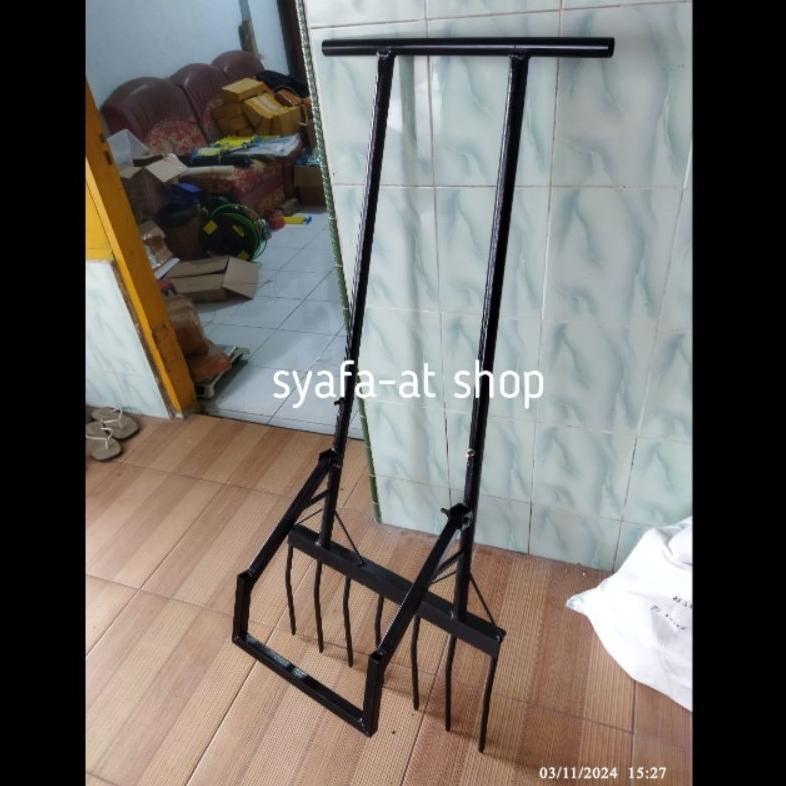 CANGKUL GARPU MODERN 7 GIGI Lebar 50 cm/ cangkul penggembur tanah