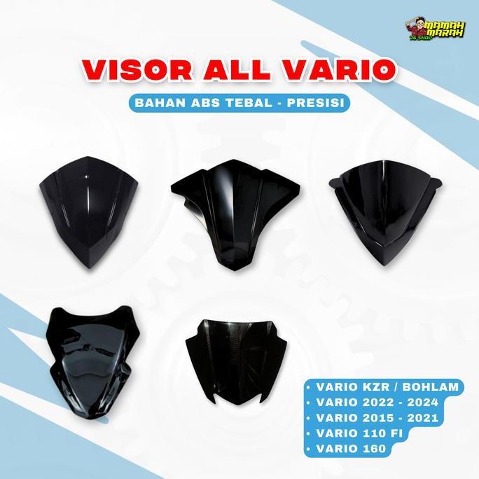 DS158 >> VISOR VARIO KZR VARIO 110 FI VARIO LED NEW LED OLD VARIO 160 WINSHIELD VARIO - VISOR KZR VI