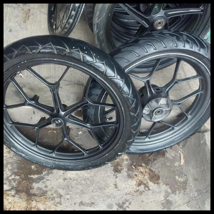 HOT DEAL VELG VELK VELEK DEPAN BELAKANG SONIC 150 R LED ORIGINAL COPOTAN 