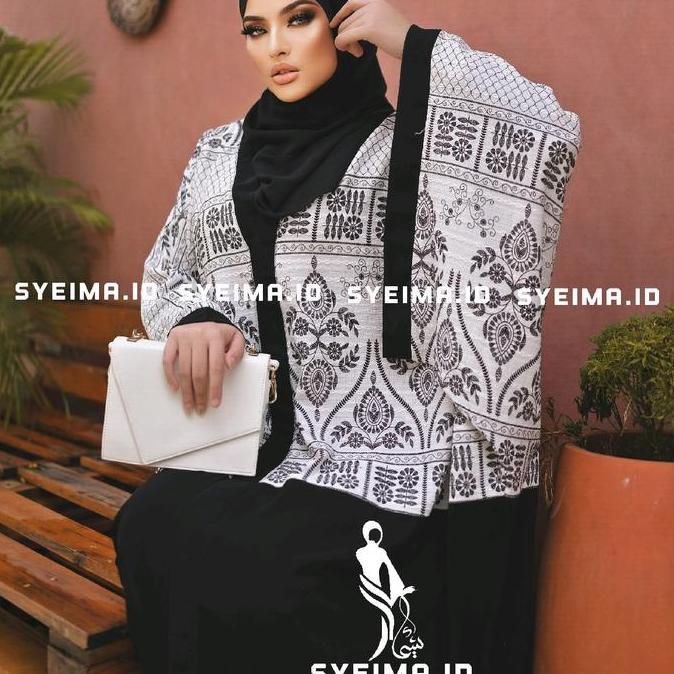 Instancodbisa- Antalya Abaya Exclusive Abaya Premium Abaya Hitam Motif Abaya Exclsive Abaya Saudi Ga