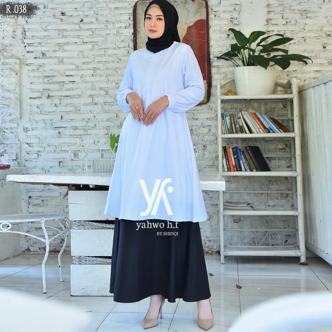 Instancodbisa- Seragam Gamis Pns Wanita Terbaru/Pakaian Kerja Wanita/Baju Gamis Guru Pns Wanita Mode