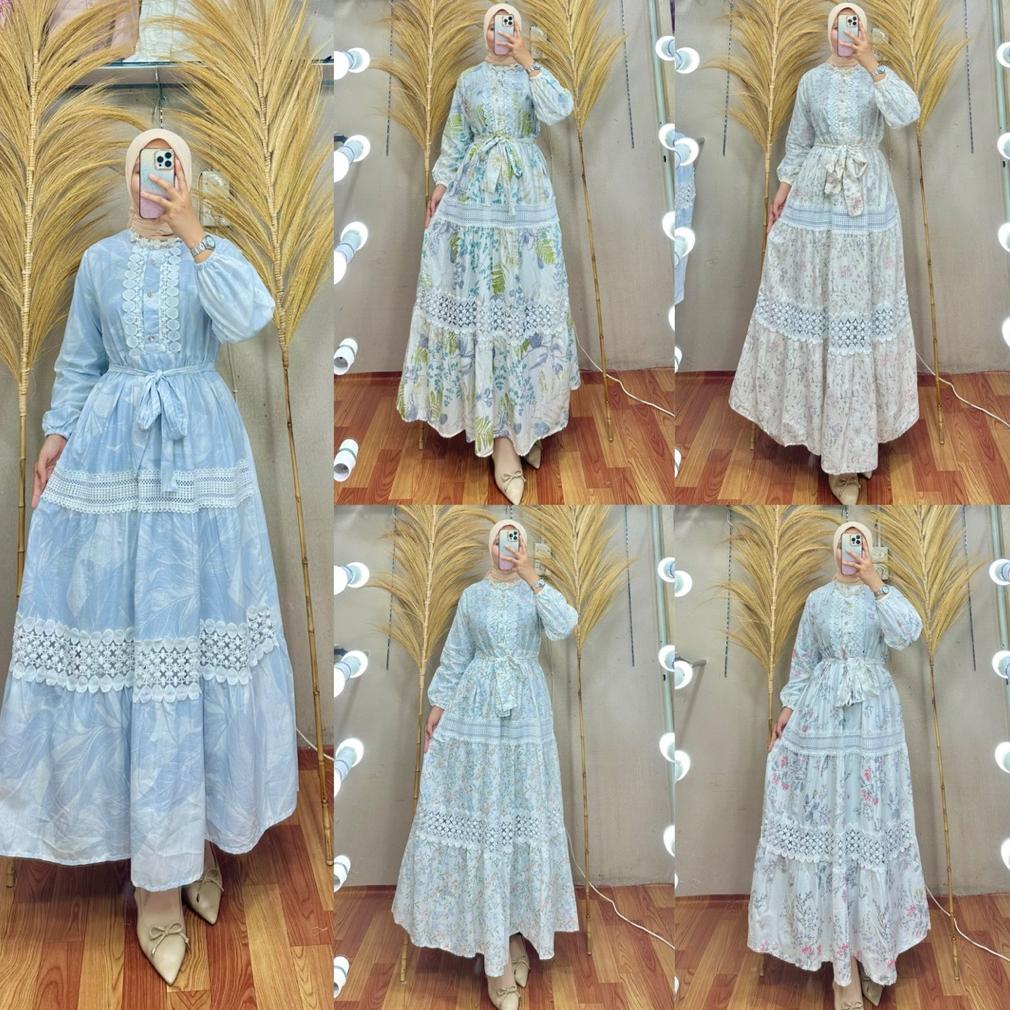 Diskont Gamis Terbaru Bahan Katun Jepang Terbaru Gamis Terbaru Bahan Katun Jepang Premium