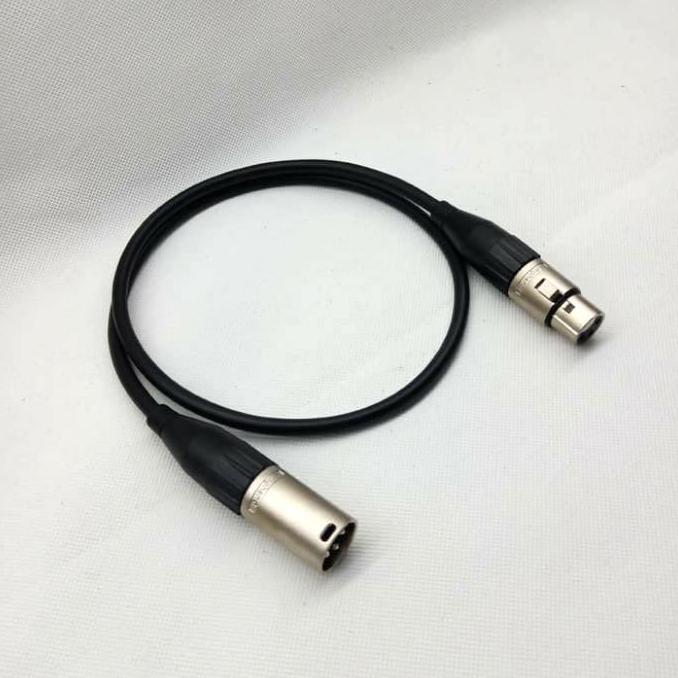 promo Kabel Audio Canare 2mtr +Jack Amphenol XLR Male To Amphenol XLR Female