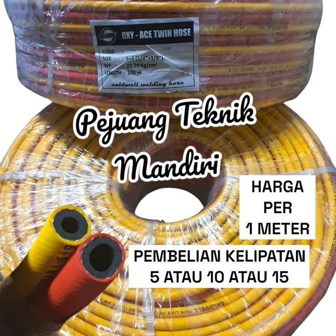 CHIONEZA CALDWELL SELANG BLENDER LAS POTONG / TWIN HOSE CALDWELL / SELANG LAS DOUBLE CALDWELL