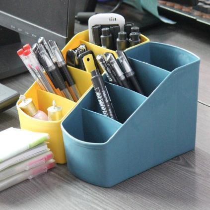 Grosir Duawarna Rak Atk Meja Kantor Kotak Penyimpanan Alat Tulis Kantor Rak Organizer Pulpen Tempat 