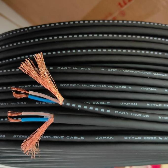 promo Mogami Kabel Jack 3.5mm to 2 Jack TS 6.5mm 3 Meter Original Jepang Kualitas Terbaik untuk Lapt