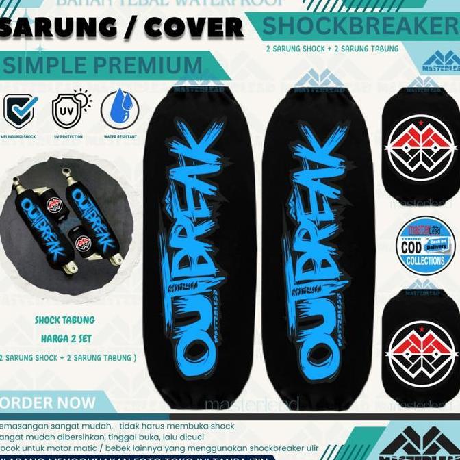 DI144 - Masterlead Sarung Shock Tabung Shock Ohlins YSS WP KTC Kytaco RCB Racing Boy universal Honda
