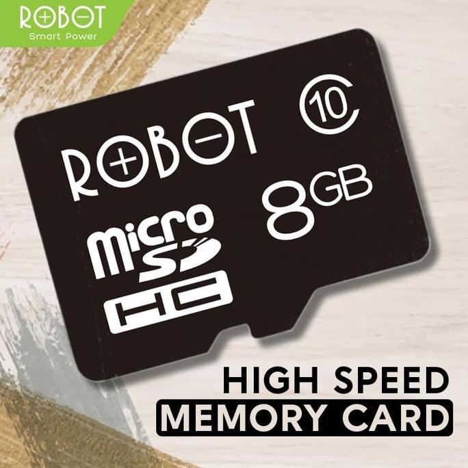 ROBOT Memory Card / Kartu Memori HP / Micro SD (8GB/16GB) Class 10