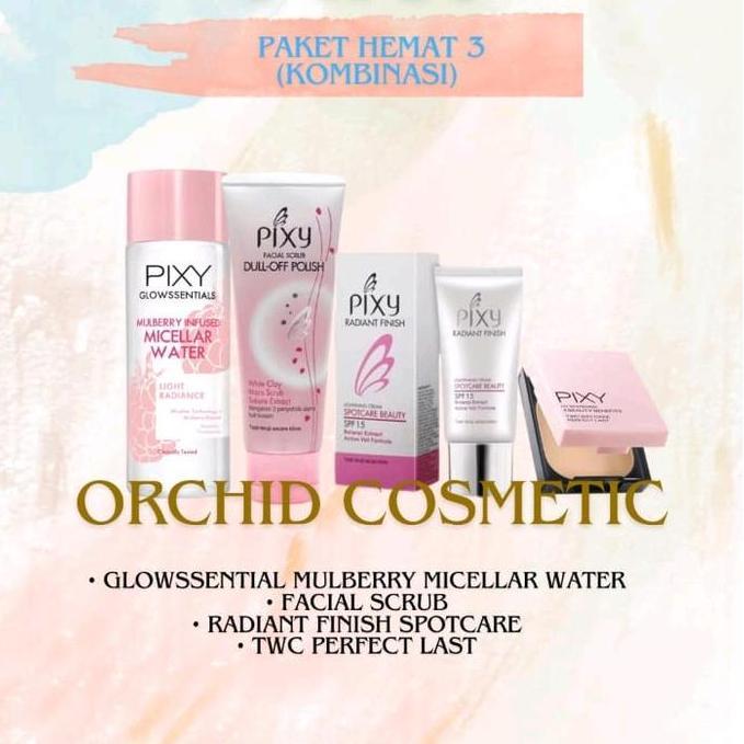 Cakep- [Pixy Paket Hemat] Skincare+Powder